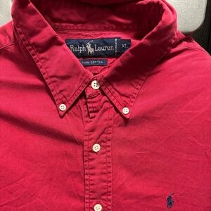 Ralph Lauren Polo XL Wine Red Button-Down Shirt